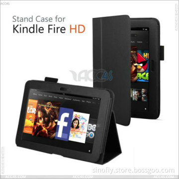 Litchi Pattern Left-to-Right Open Flip Leather Case Cover for for Amazon Kindle Fire HD 8.9'' P-Kindlefirehd89case001